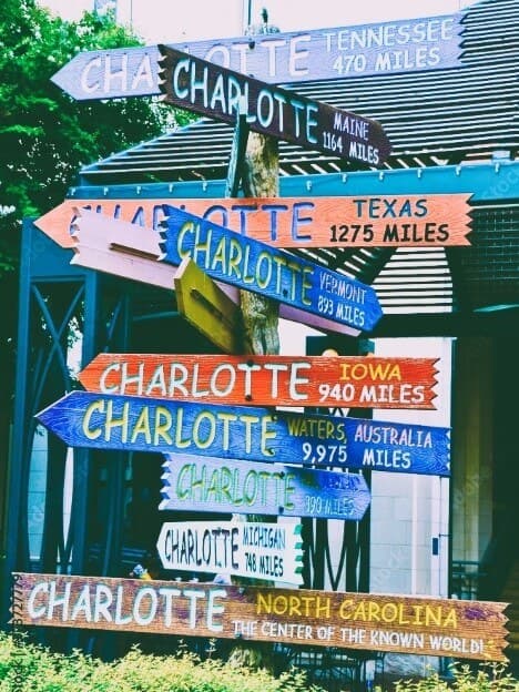 Vluchten naar Charlotte