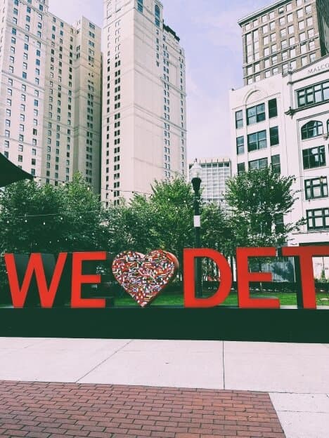 Vluchten naar Detroit
