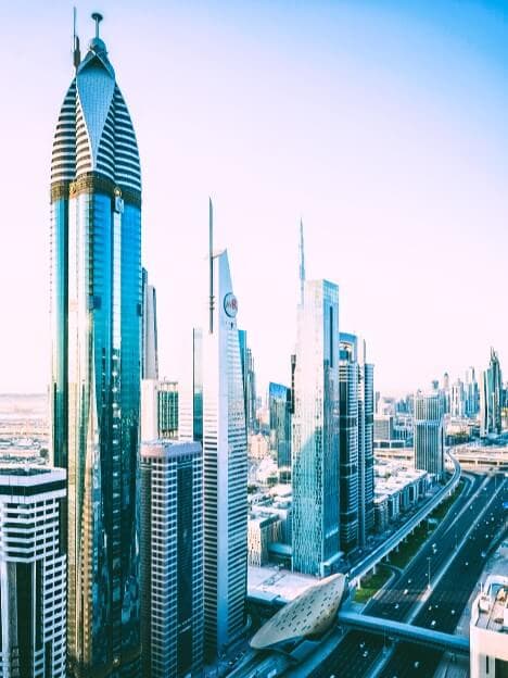 Vluchten naar Dubai