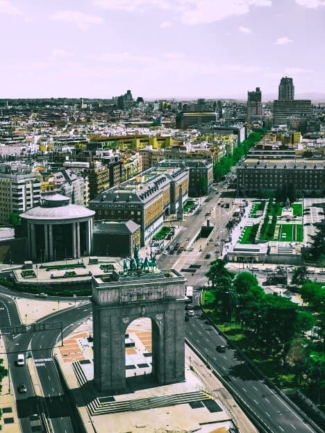 Vluchten naar Madrid